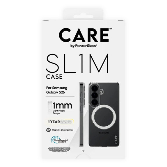 Case SL1M for Samsung S26, Transparent, CARE