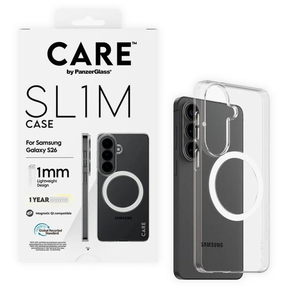 Case SL1M for Samsung S26, Transparent, CARE