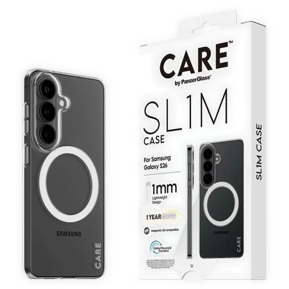 Case SL1M for Samsung S26, Transparent, CARE