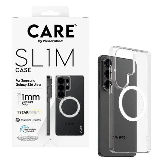 Case SL1M for Samsung Galaxy S26 Ultra, transparent, PanzerGlass