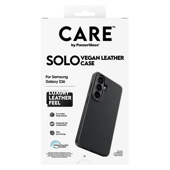 Case Solo for Samsung Galaxy S26, Black, PanzerGlass