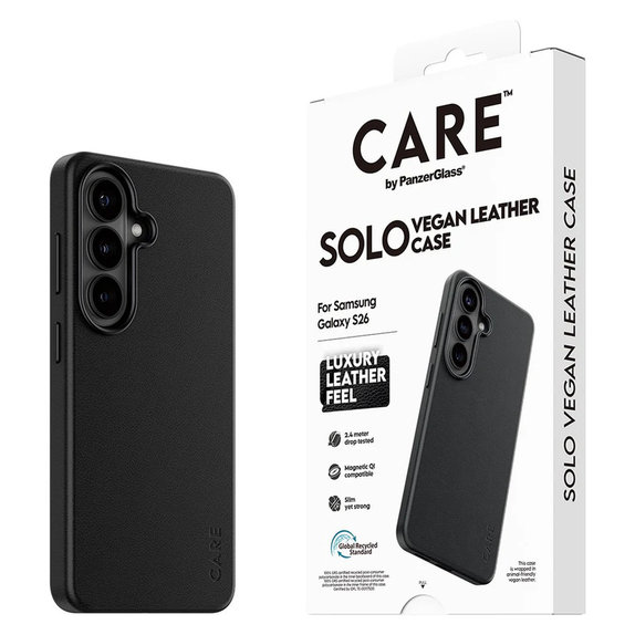 Case Solo for Samsung Galaxy S26, Black, PanzerGlass