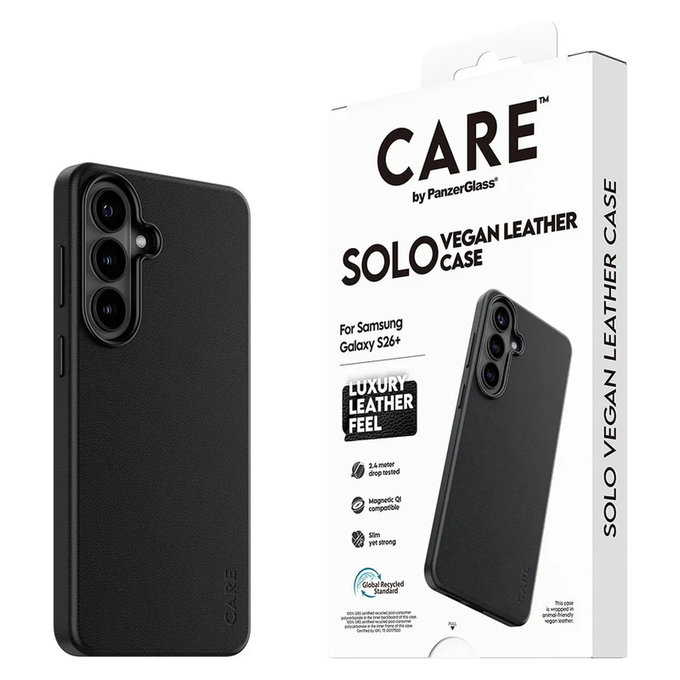 Case Solo for Samsung Galaxy S26+, Black, PanzerGlass