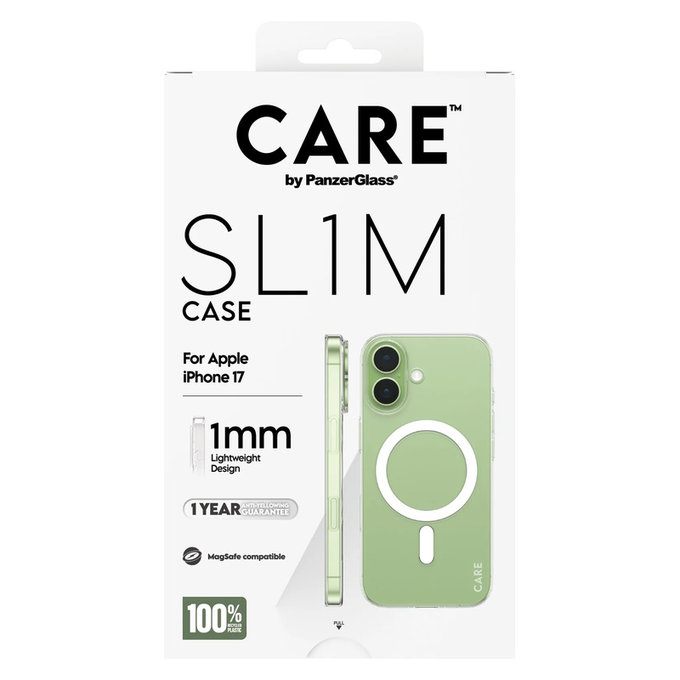 Case SL1M for iPhone 17, Transparent, PanzerGlass