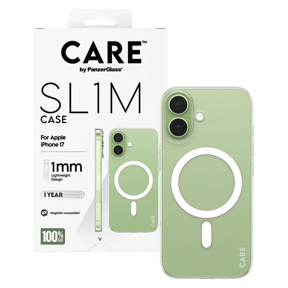 Case SL1M for iPhone 17, Transparent, PanzerGlass