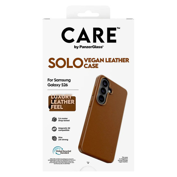 Case Solo for Samsung Galaxy S26, Hnedé, PanzerGlass
