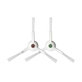 Replacement set for Ecovacs T20, T20 Max, T20 Pro (1x Main brush, 2x Filter, 2x Side brush - White)