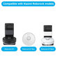 Replacement set for Xiaomi Roborock Q7+, Q7 Max, Q7 Max+ (1x Main brush, 2x Filter, 2x Side brush - White)