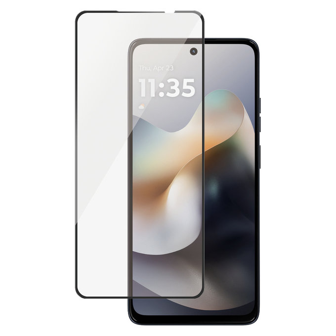 Tempered Glass UWF for Motorola Moto G57 Power 5G, Black, SAFE by PanzerGlass