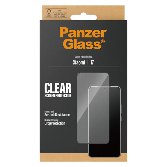 Tempered Glass UWF for Xiaomi 17, Black, PanzerGlass