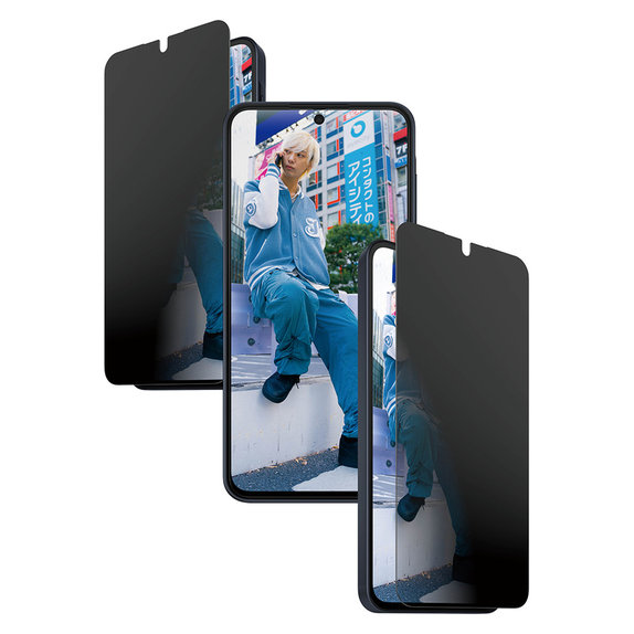 Tempered Glass UWF Privacy with Applicator for Samsung Galaxy A37, Clear, PanzerGlass