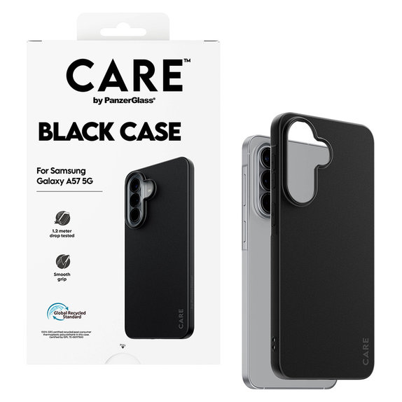 Case TPU for Samsung Galaxy A57, Black, PanzerGlass