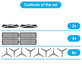 Replacement set for Tesla IQ400, IQ400 Plus, Sencor 6485BK (2x Main brush, 4x Filter, 8x Side brush)