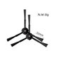 Replacement set for Xiaomi Roborock S8, S8+, S8 Pro Ultra, (1 pair of Main brushes, 2x Filter, 2x Side brush - Black)