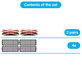 Replacement set for Roborock Dyad Pro (2 pairs of Main brushes, 4x Filter)