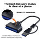 USB 3.0 / USB-C to SATA adapter for 2.5" and 3.5" HDD/SSD, with power supply