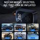 Wireless air compressor with digital display, 150 PSI, black