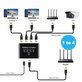 4-port Gigabit Ethernet switch, RJ45, 1000 Mbps