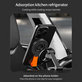 Magnetic phone holder with lanyard, black-orange
