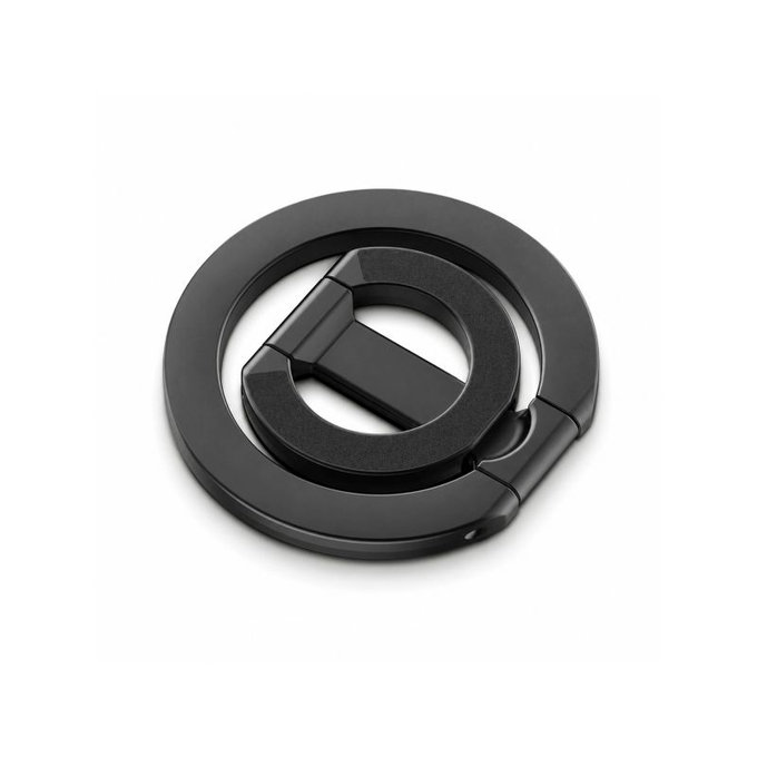 Double-sided foldable magnetic holder for MagSafe, black