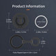 Double-sided foldable magnetic holder for MagSafe, black