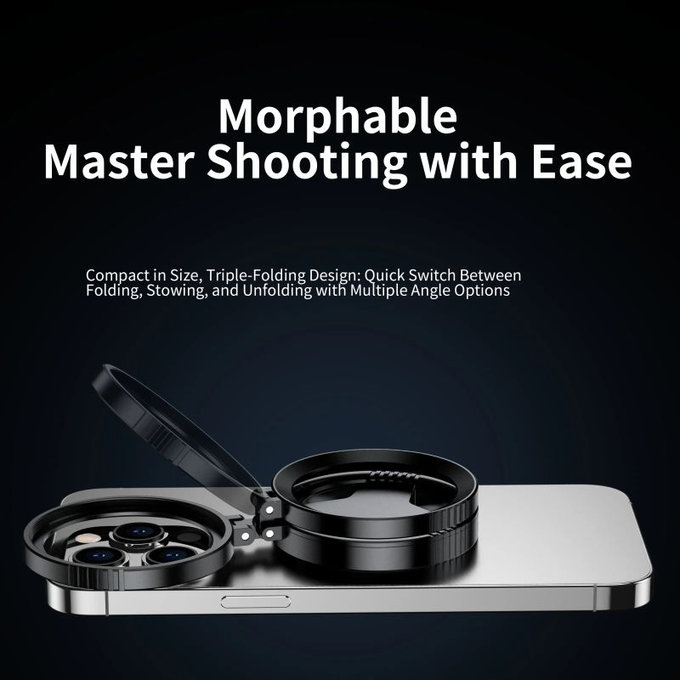 CPL polarizing filter 52mm with magnetic holder for smartphone