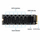M.2 NVMe expansion card with 6 SATA III ports