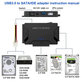 USB 3.0 to SATA / IDE adapter for 2.5" and 3.5" HDD/SSD and optical drives