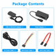 USB 2.0 to IDE / SATA Adapter for 2.5" and 3.5" HDD/SSD, with EU Power Supply