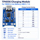 Charging module TP4056 for 18650 Li-ion battery, USB-C, 1A
