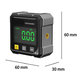 Digital angle gauge with magnet and laser