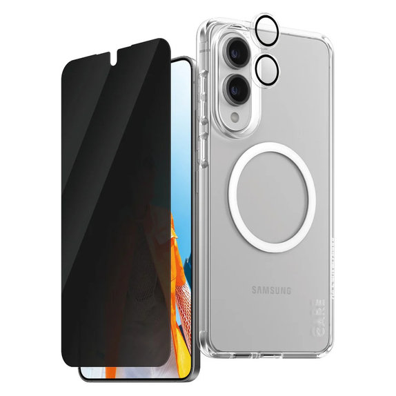 Bundle 3-in-1 Privacy for Samsung Galaxy S25 Edge, PanzerGlass