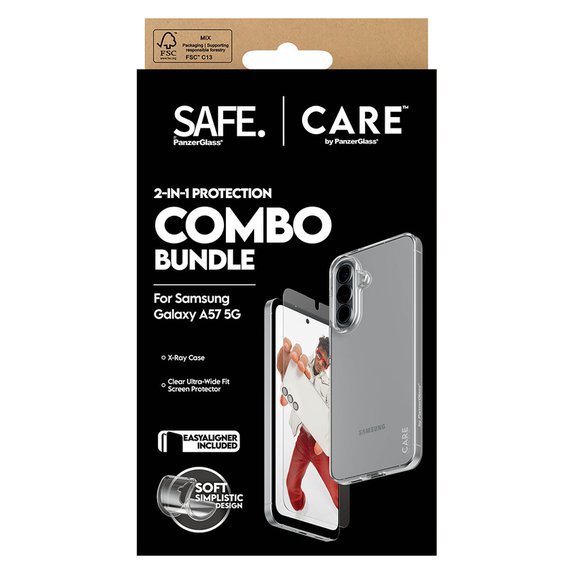 Bundle 2-in-1 for Samsung Galaxy A57, PanzerGlass