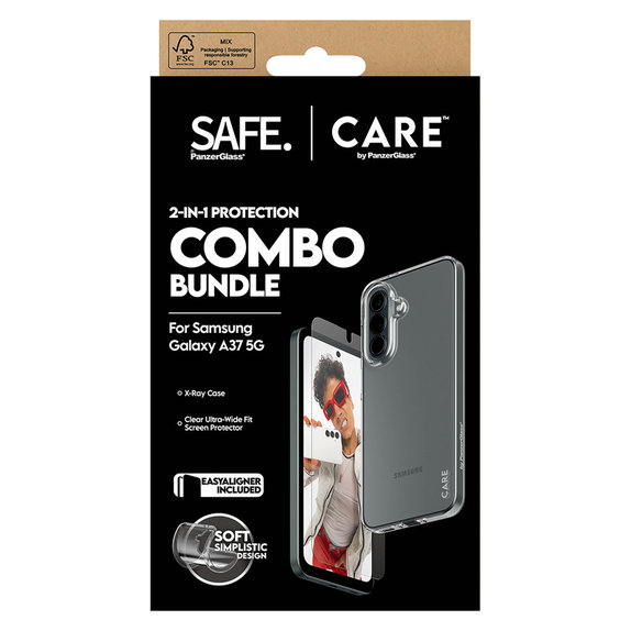 Bundle 2-in-1 for Samsung Galaxy A37, PanzerGlass