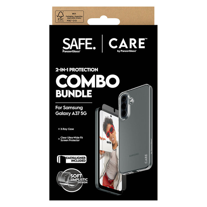 Bundle 2-in-1 for Samsung Galaxy A37, PanzerGlass