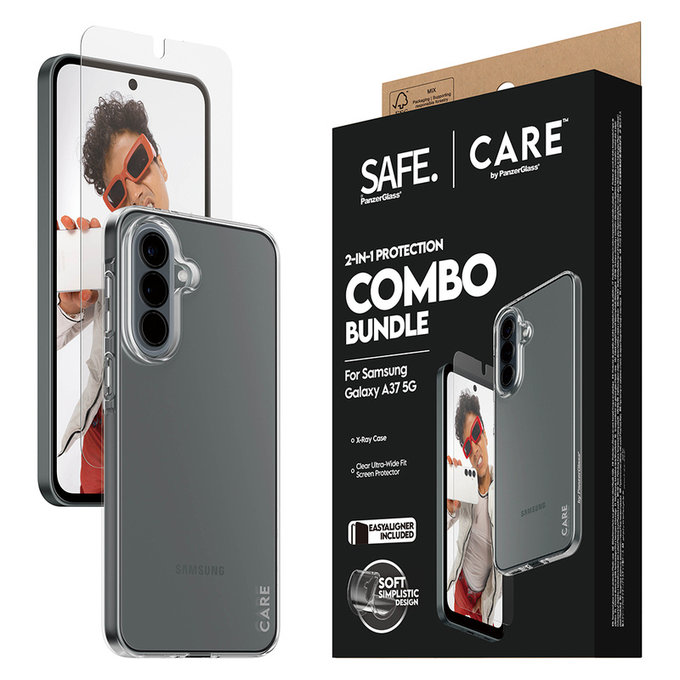 Bundle 2-in-1 for Samsung Galaxy A37, PanzerGlass