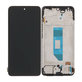 Display OLED for Xiaomi Redmi Note 14 4G, Black, Touch Screen with Frame