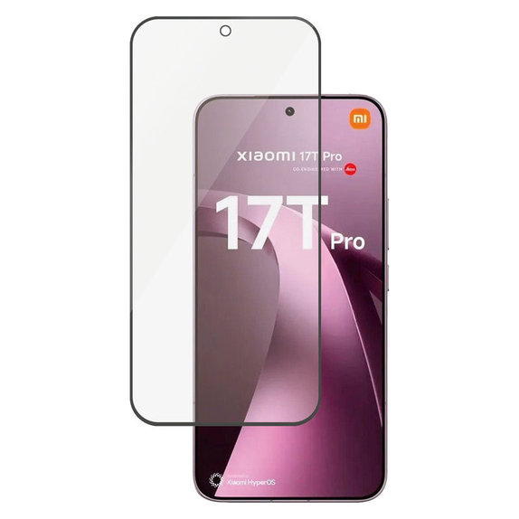 Tempered Glass UWF for Xiaomi 17T Pro, Black, PanzerGlass