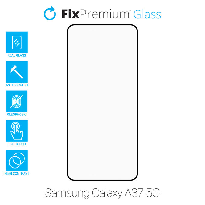 FixPremium FullCover Glass - Tempered Glass for Samsung Galaxy A37 5G