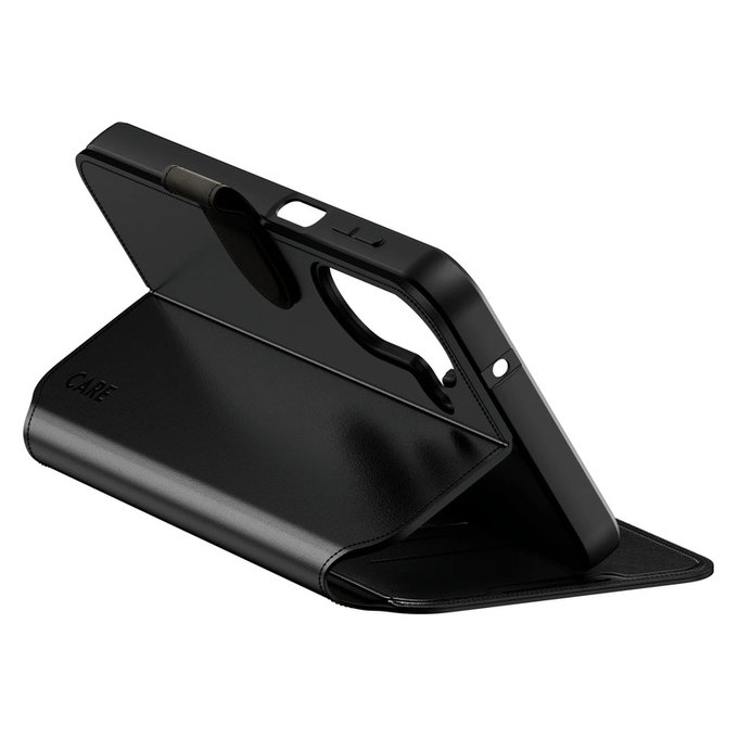 Case Wallet Kickstand for Samsung Galaxy A27, Black, PanzerGlass
