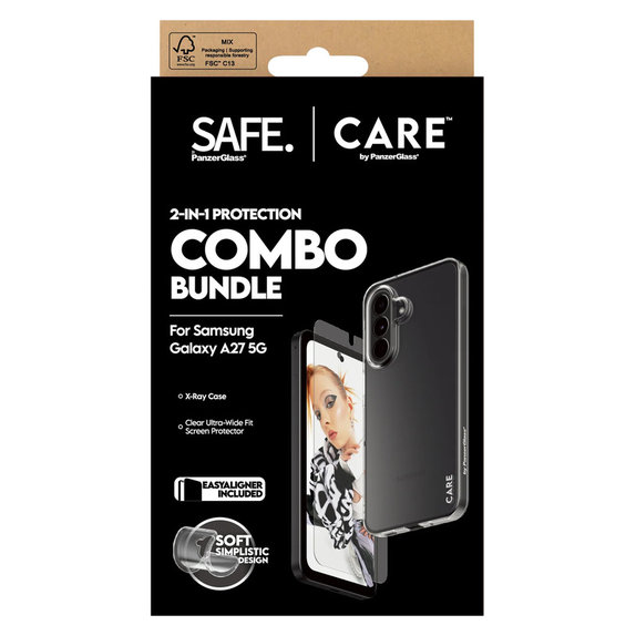Bundle 2-in-1 for Samsung Galaxy A27, PanzerGlass