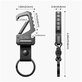 Keychain Slidelock Carabiner Keychain, Gunmetal, Tech-Protect