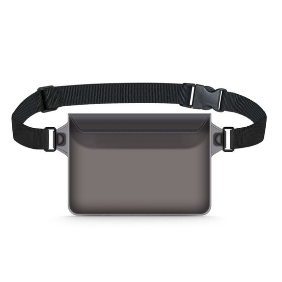 Waterproof case UWP10 10 Inch, black/clear, Tech-Protect