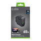 Travel Adapter USB-A/USB-C, GaN, 65 W PD, black, SBS