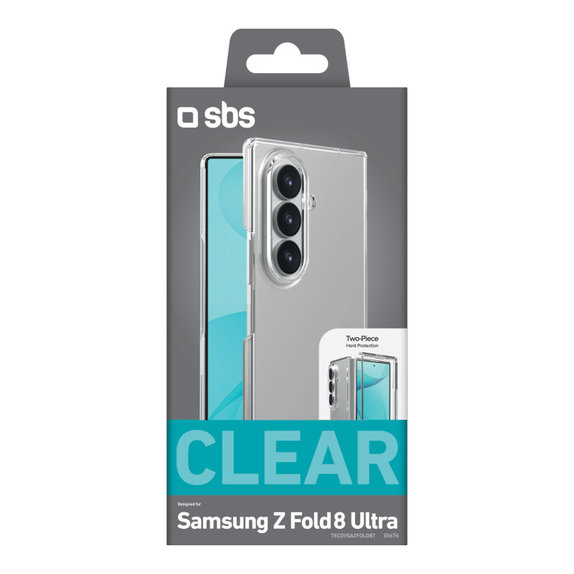 Case Crystal for Samsung Galaxy Z Fold8 Ultra, Transparent, SBS