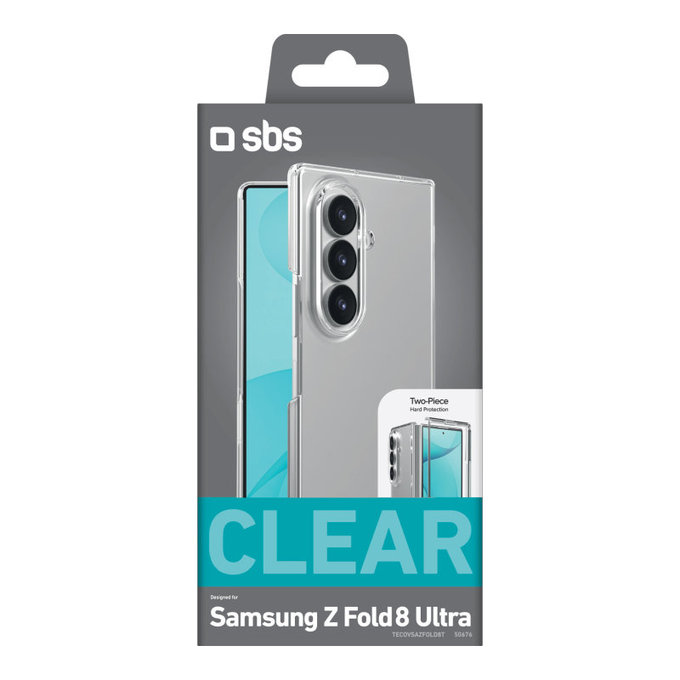 Case Crystal for Samsung Galaxy Z Fold8 Ultra, Transparent, SBS