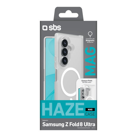 Case Haze Mag for Samsung Galaxy Z Fold8 Ultra, Transparent, SBS
