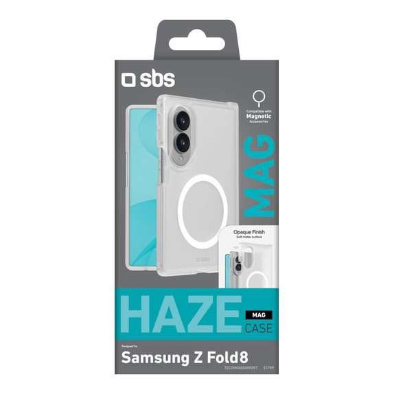 Case Haze Mag for Samsung Galaxy Z Fold8, Transparent, SBS