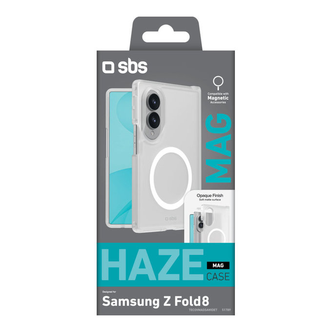 Case Haze Mag for Samsung Galaxy Z Fold8, Transparent, SBS