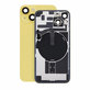 Rear Housing Glass for iPhone 14, Yellow, Pulled A